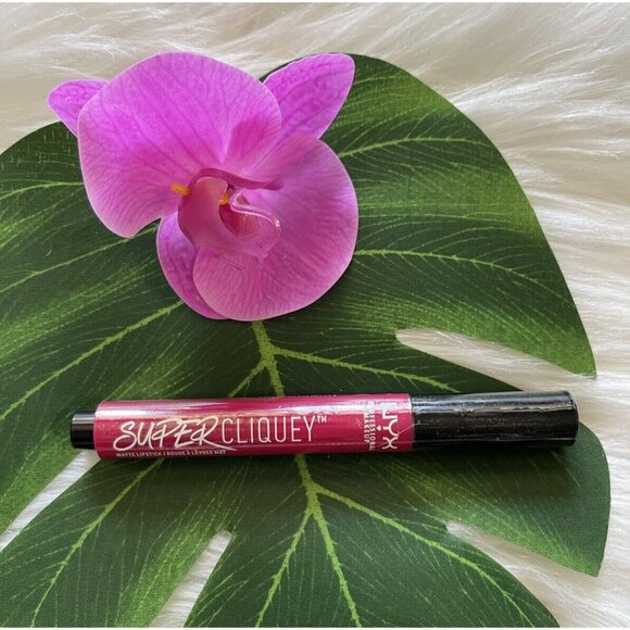 New Lot of 2 NYX Super Cliquey Matte Lipstick SCLS05 Serpent SCLS08 In The Red - Picture 3 of 7